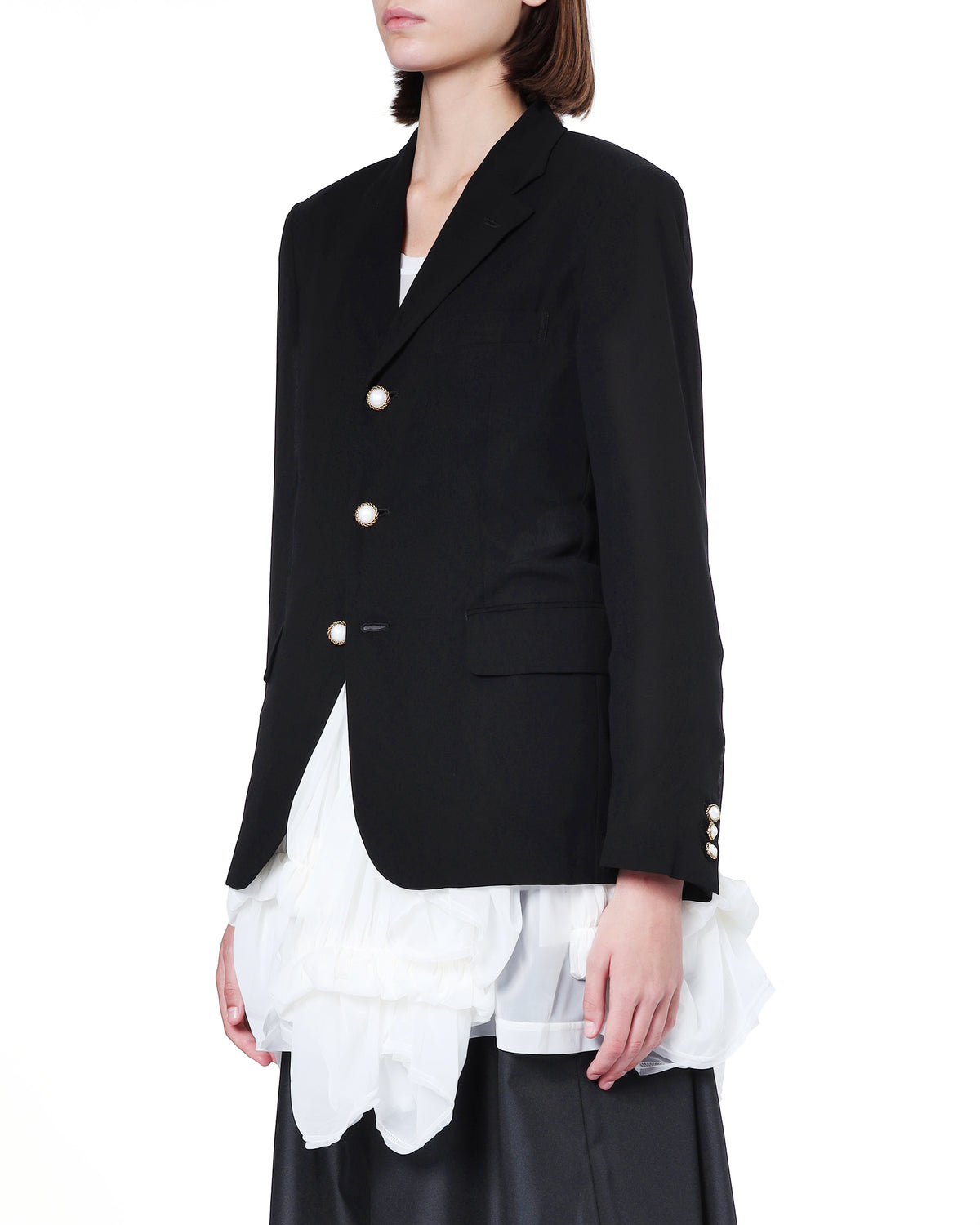Buttoned blazer