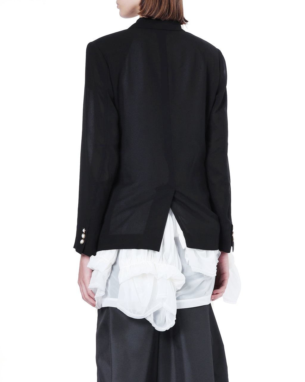 Buttoned blazer