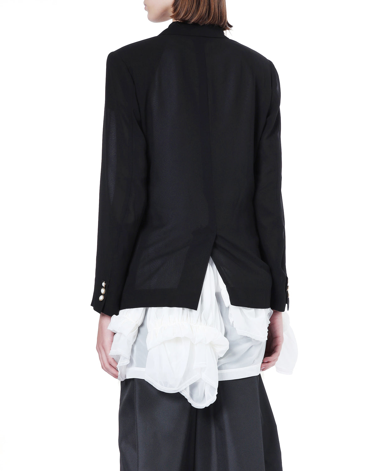 Buttoned blazer