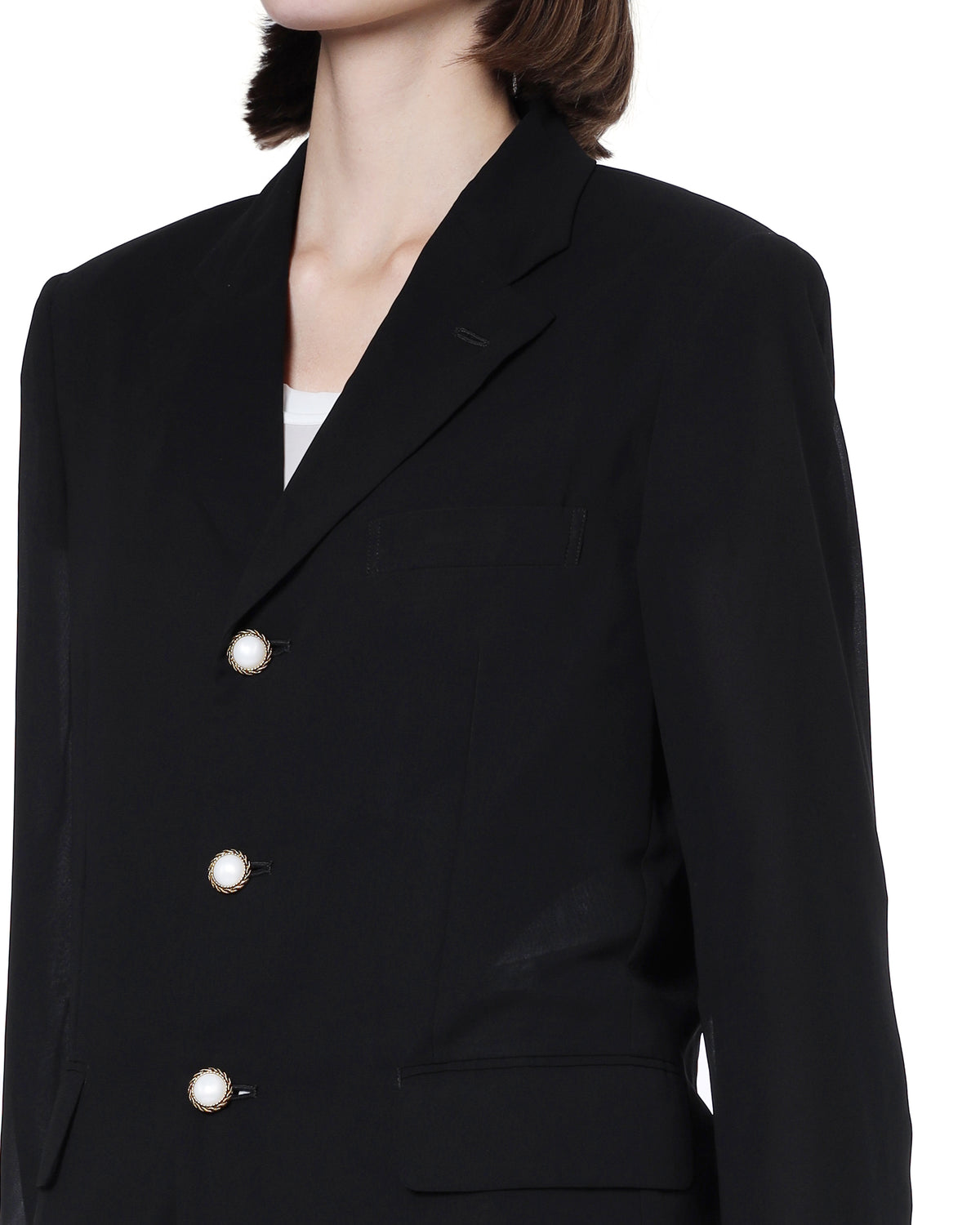 Buttoned blazer