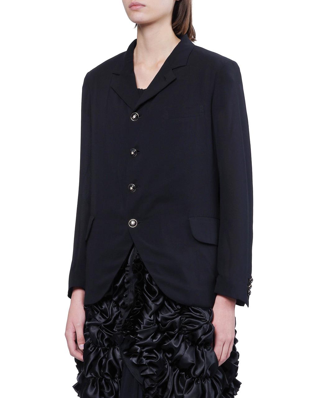 Buttoned blazer