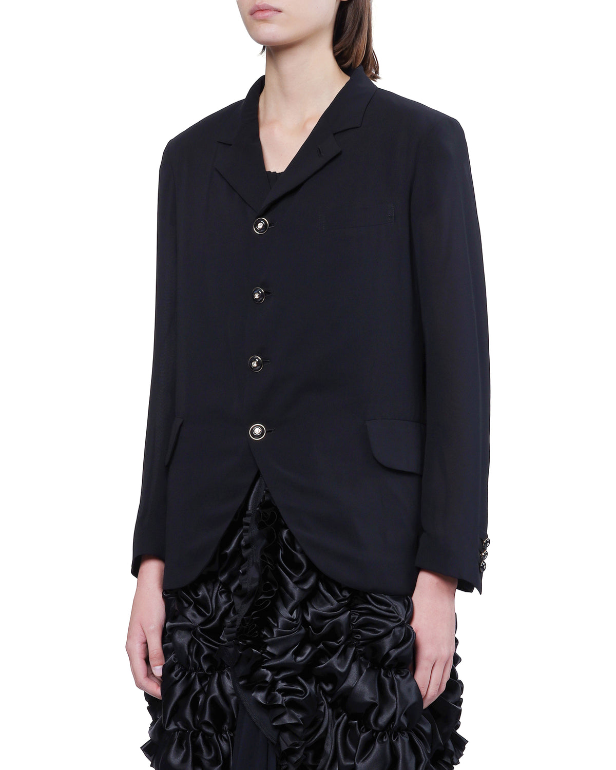 Buttoned blazer