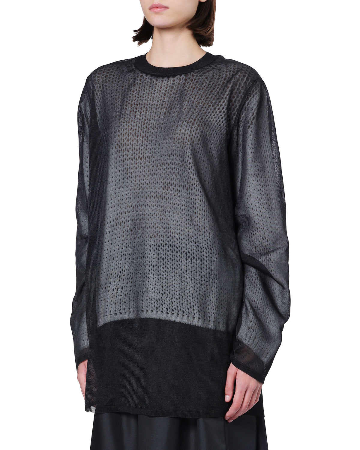 Mesh long-sleeve
