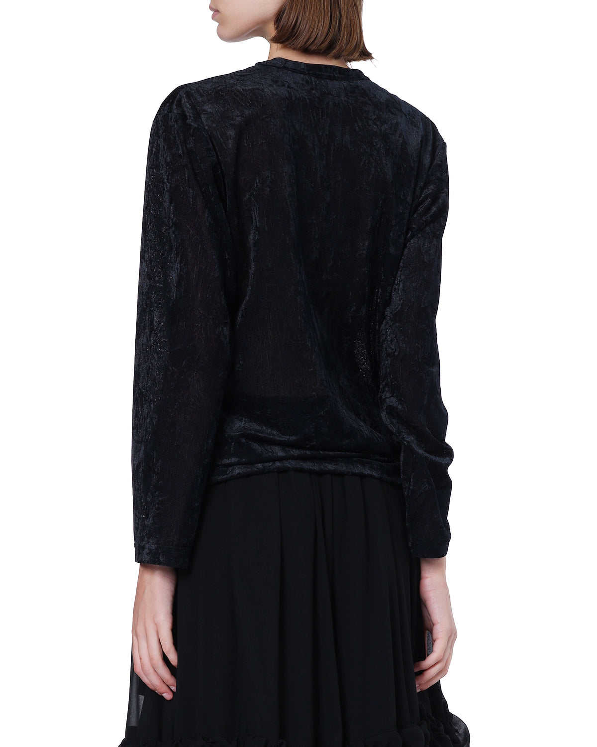 Velvet long sleeve tee