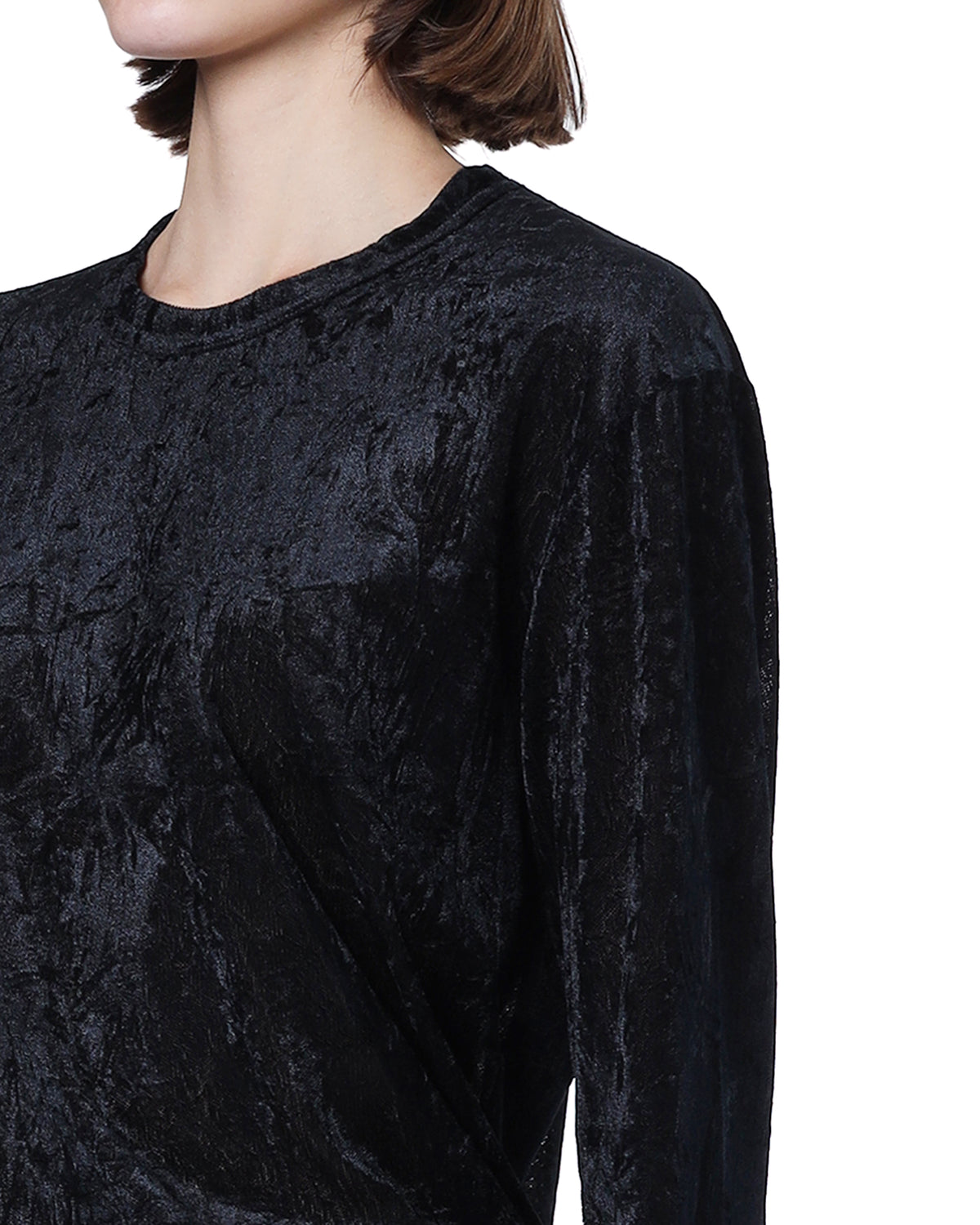 Velvet long sleeve tee
