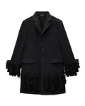 Ruffled blazer