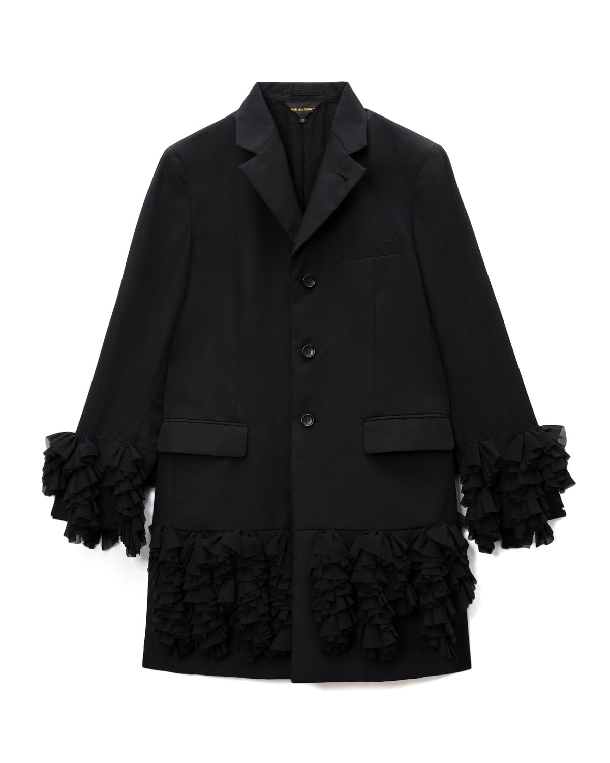 Ruffled blazer