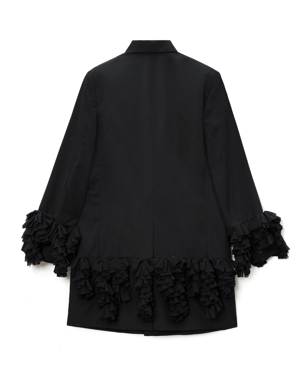 Ruffled blazer