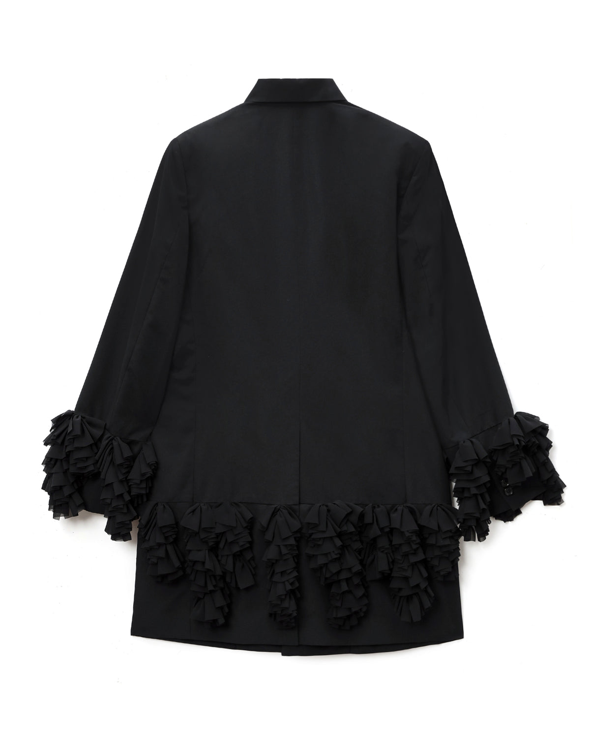 Ruffled blazer