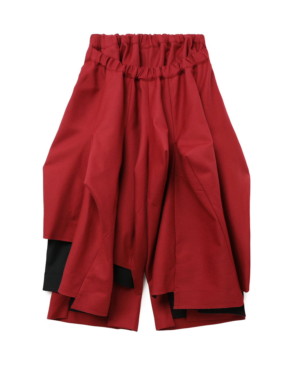 Cropped layered pants