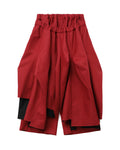 Cropped layered pants
