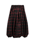 Plaid puff pants