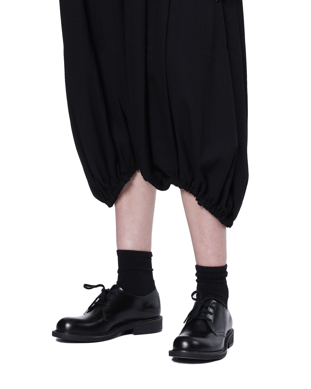 Puff-hem skirt