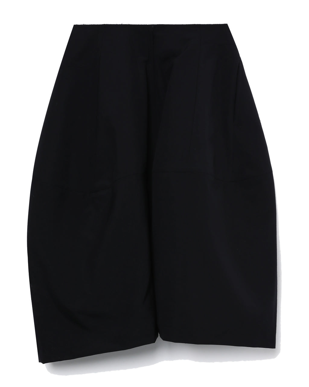 Sculptural wool skirt