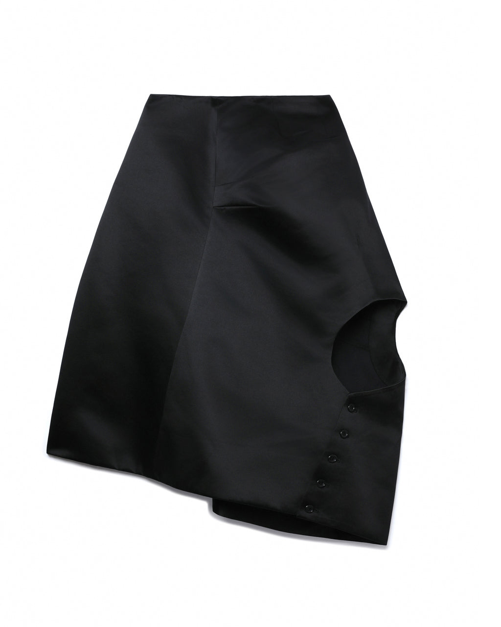 Asymmetric skirt
