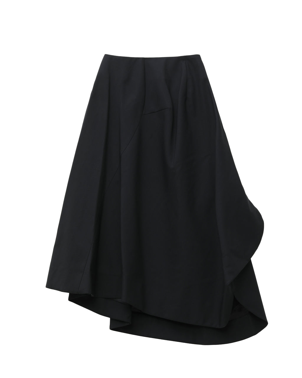 Asymmetric skirt