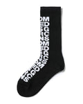 Logo intarsia socks