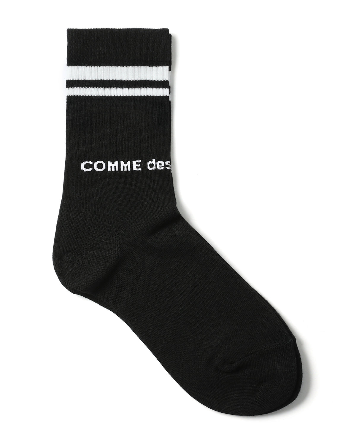 Stripe logo socks