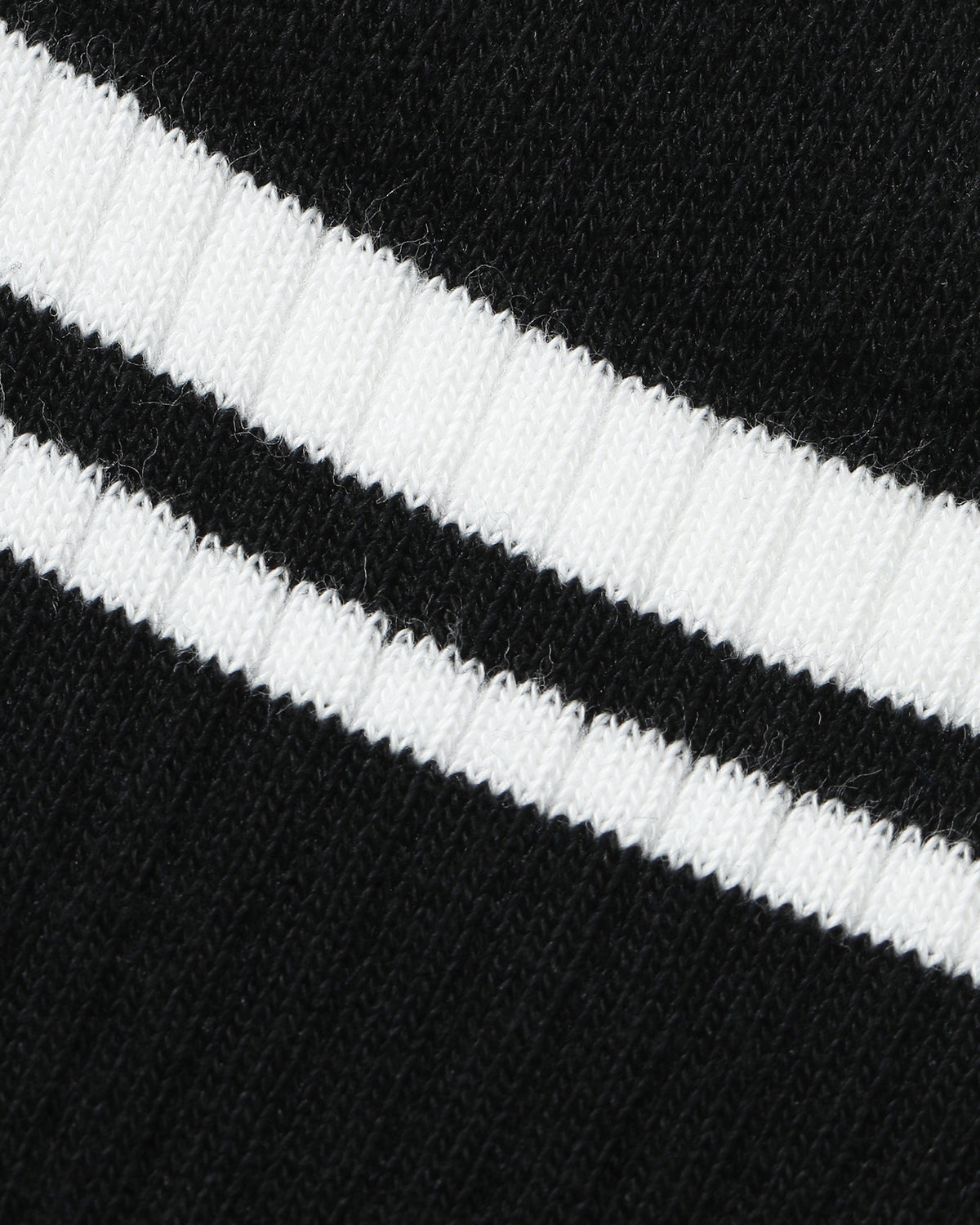 Stripe logo socks