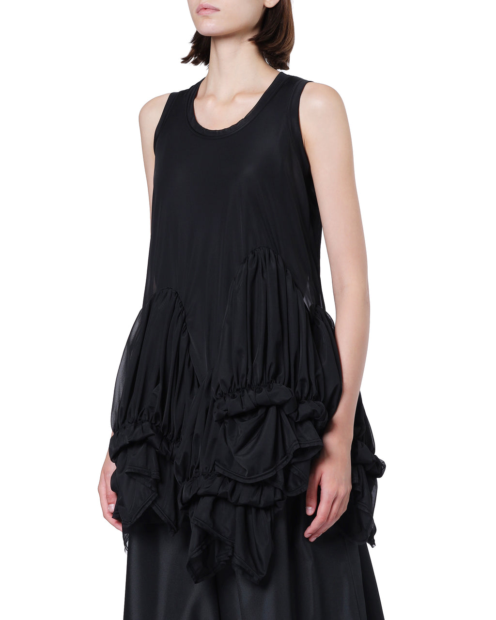 Ruffled tank top