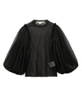 Puff-sleeve top