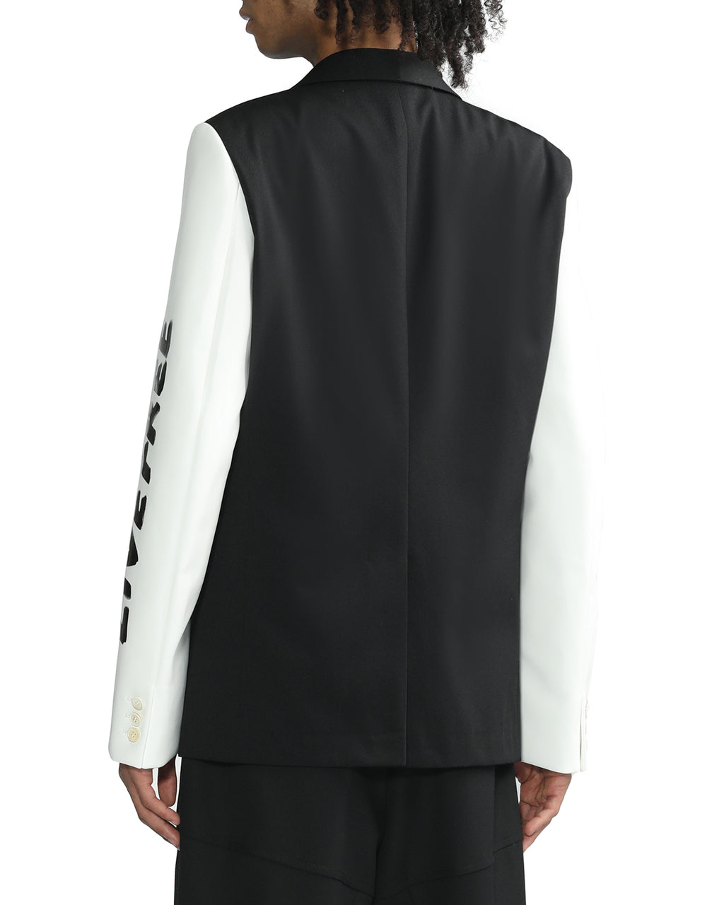 Relaxed panelled blazer jacket