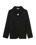 Open-back blazer jacket
