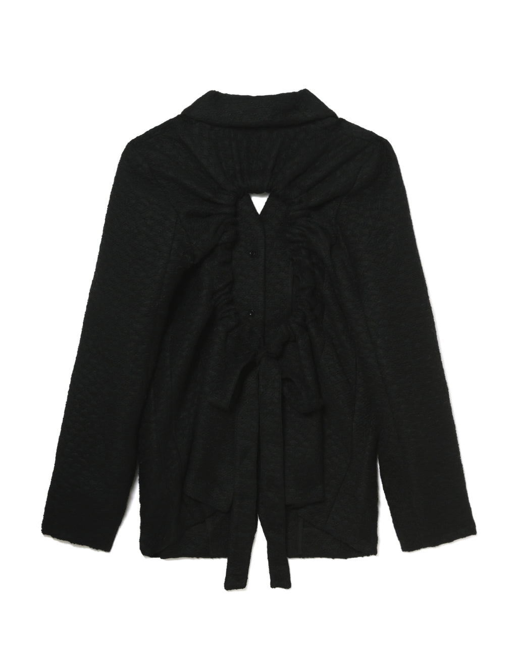 Open-back blazer jacket
