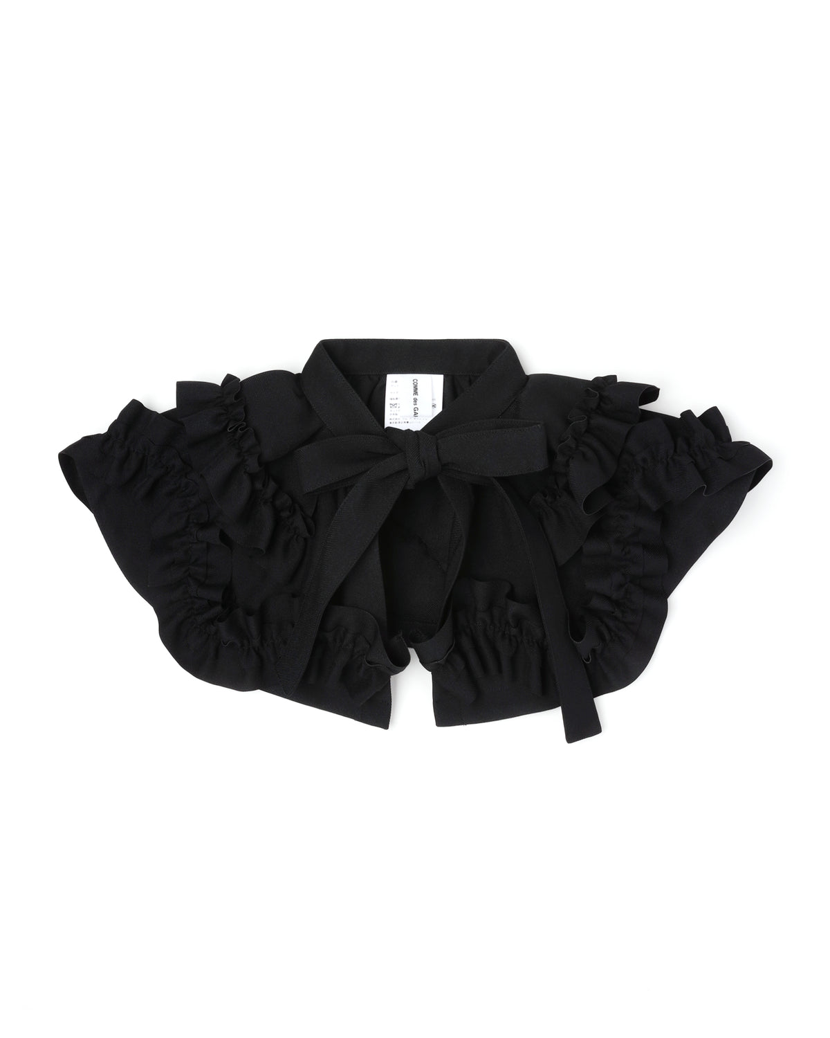 Ruffled shrug