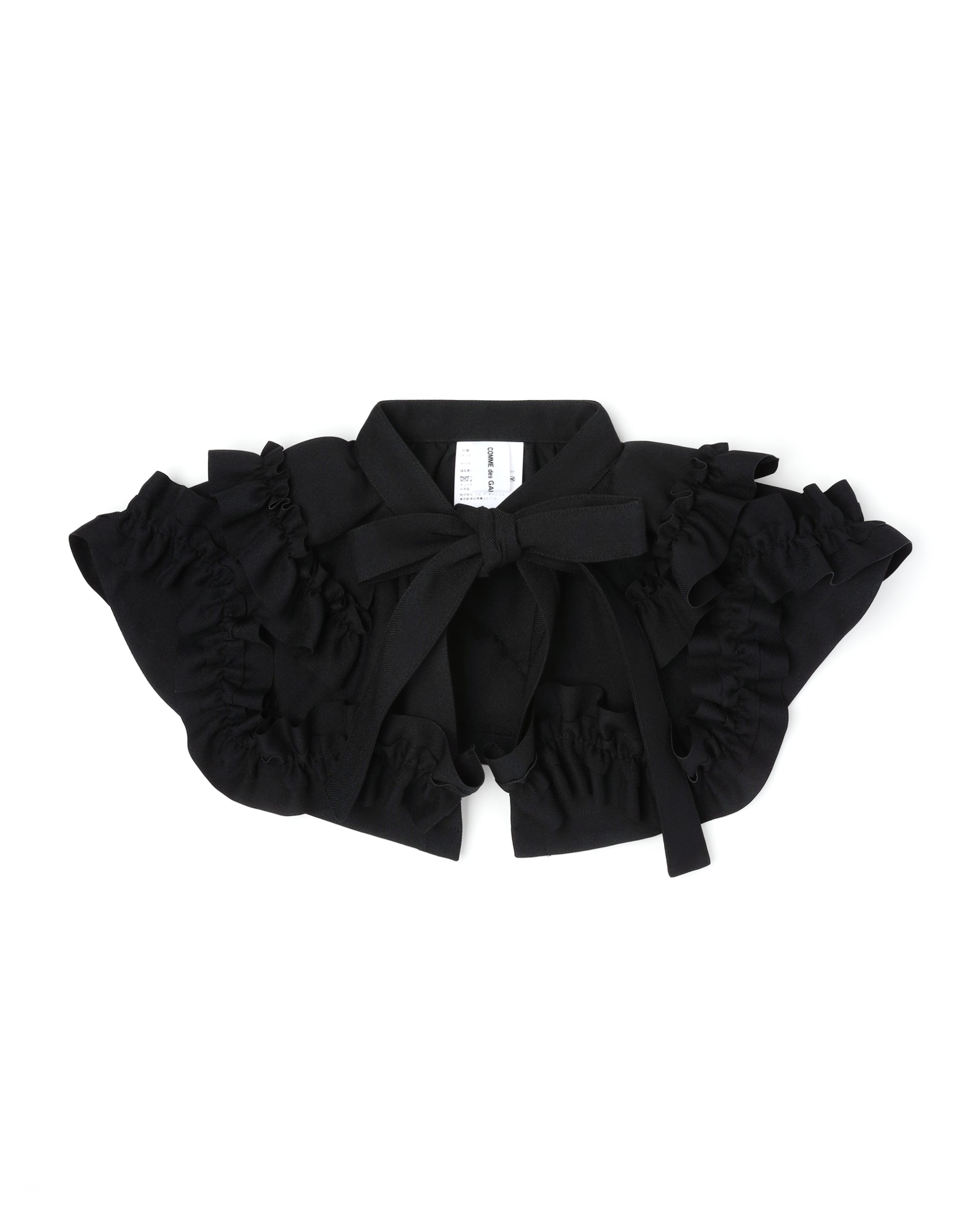 Ruffled shrug