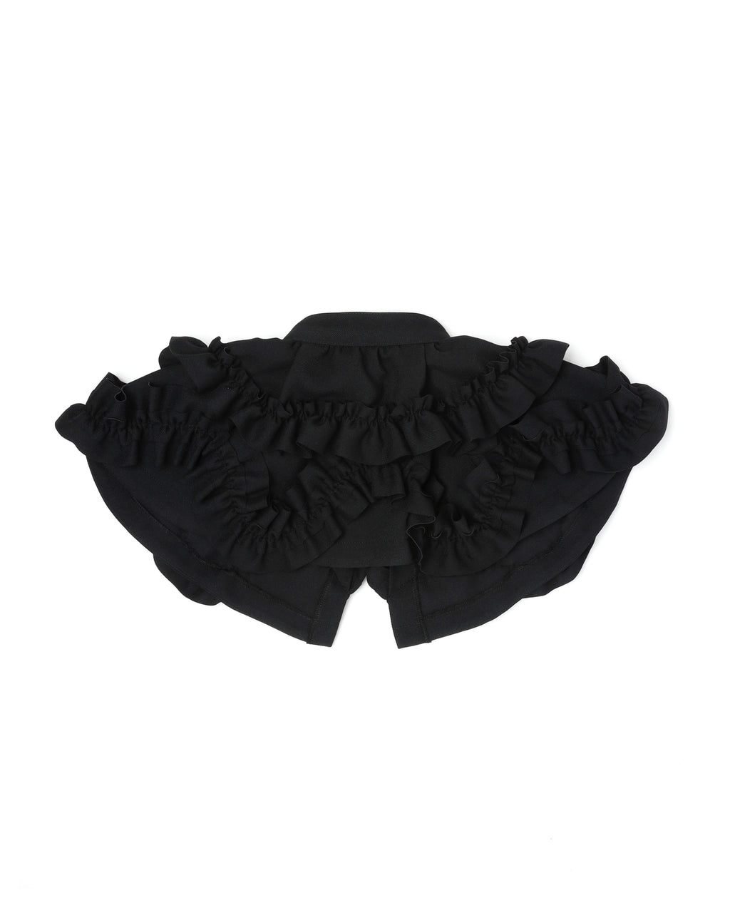 Ruffled shrug