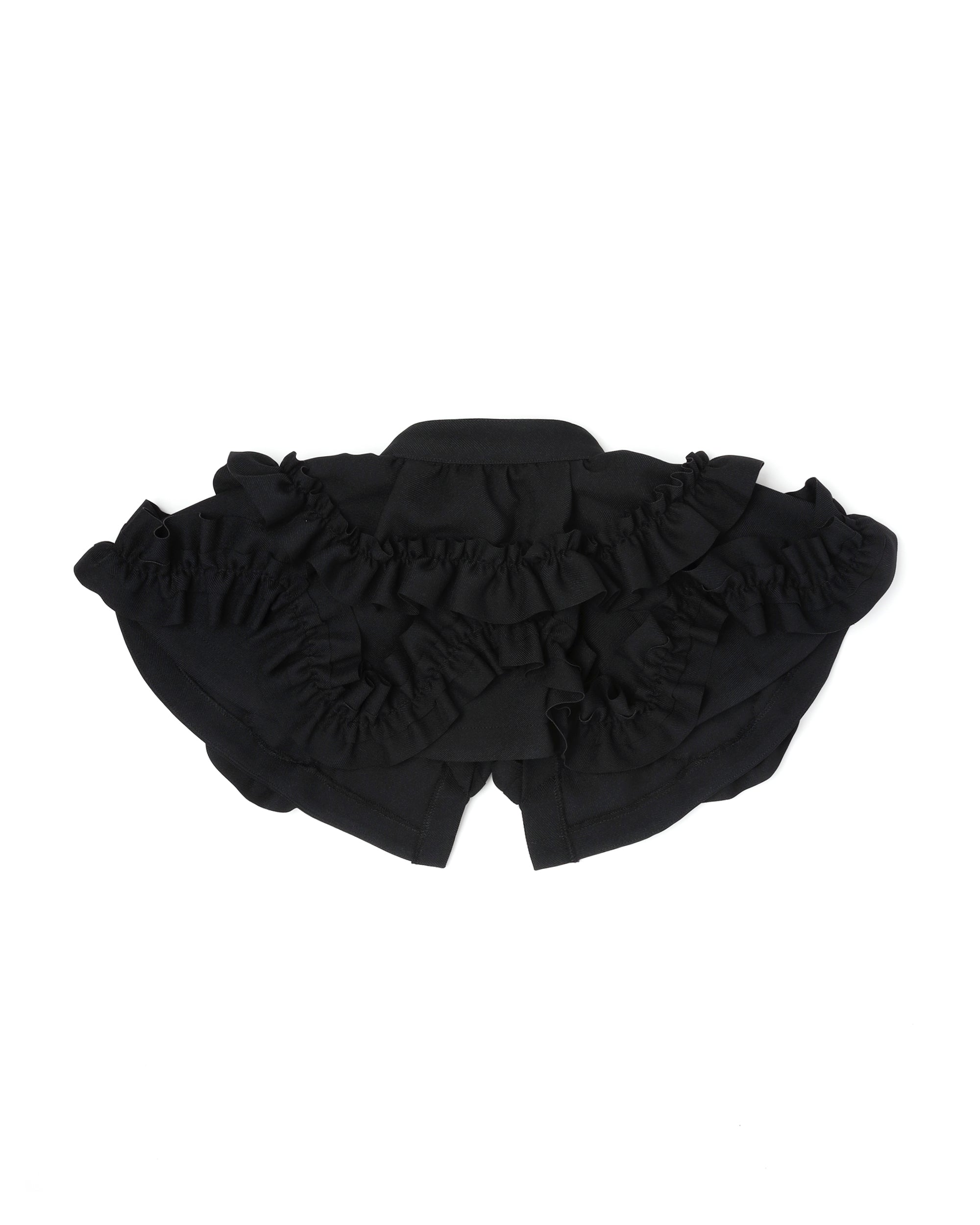 Ruffled shrug