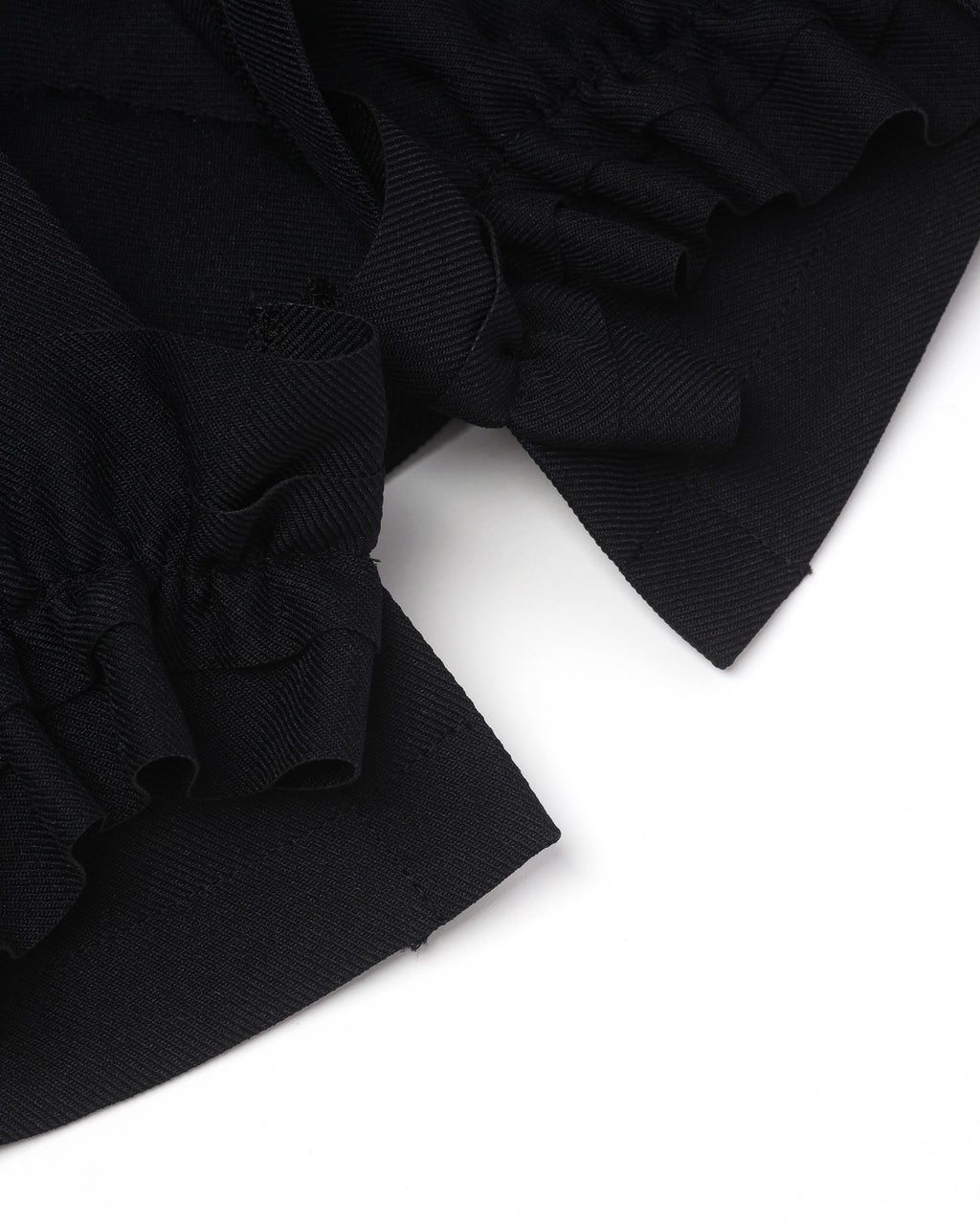 Ruffled shrug