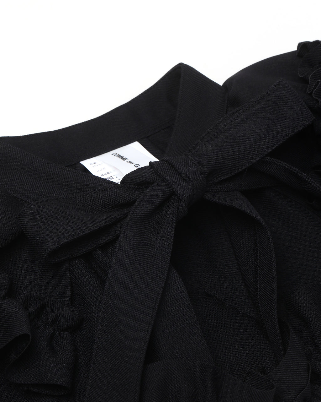Ruffled shrug