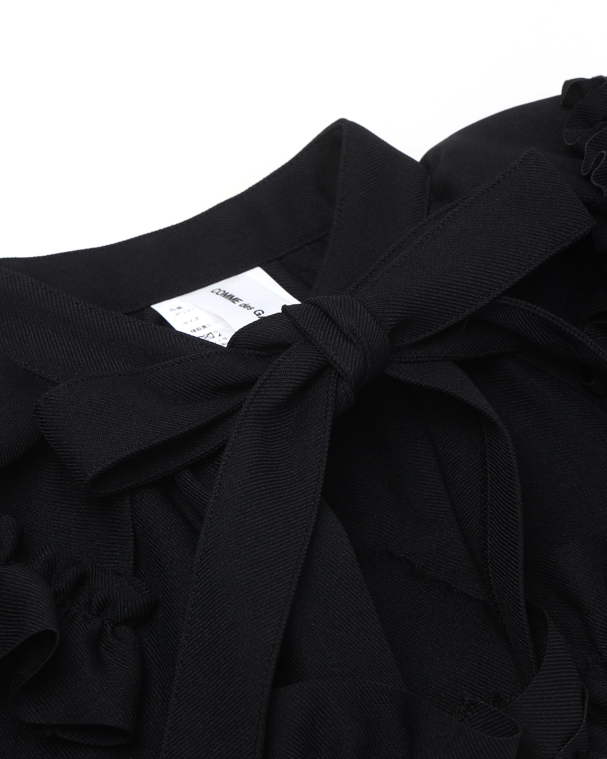 Ruffled shrug