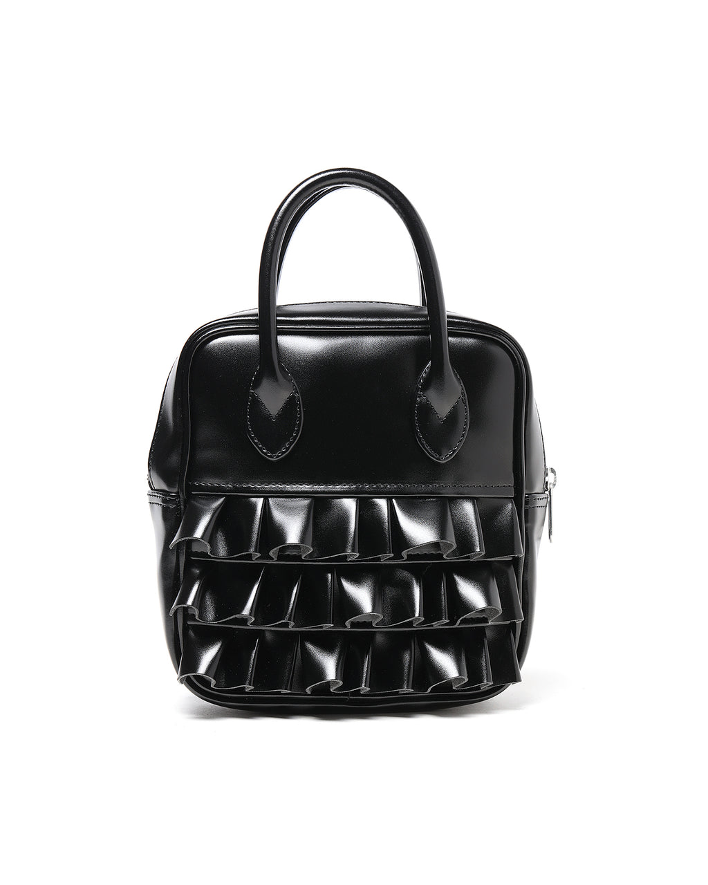 Ruffled handbag