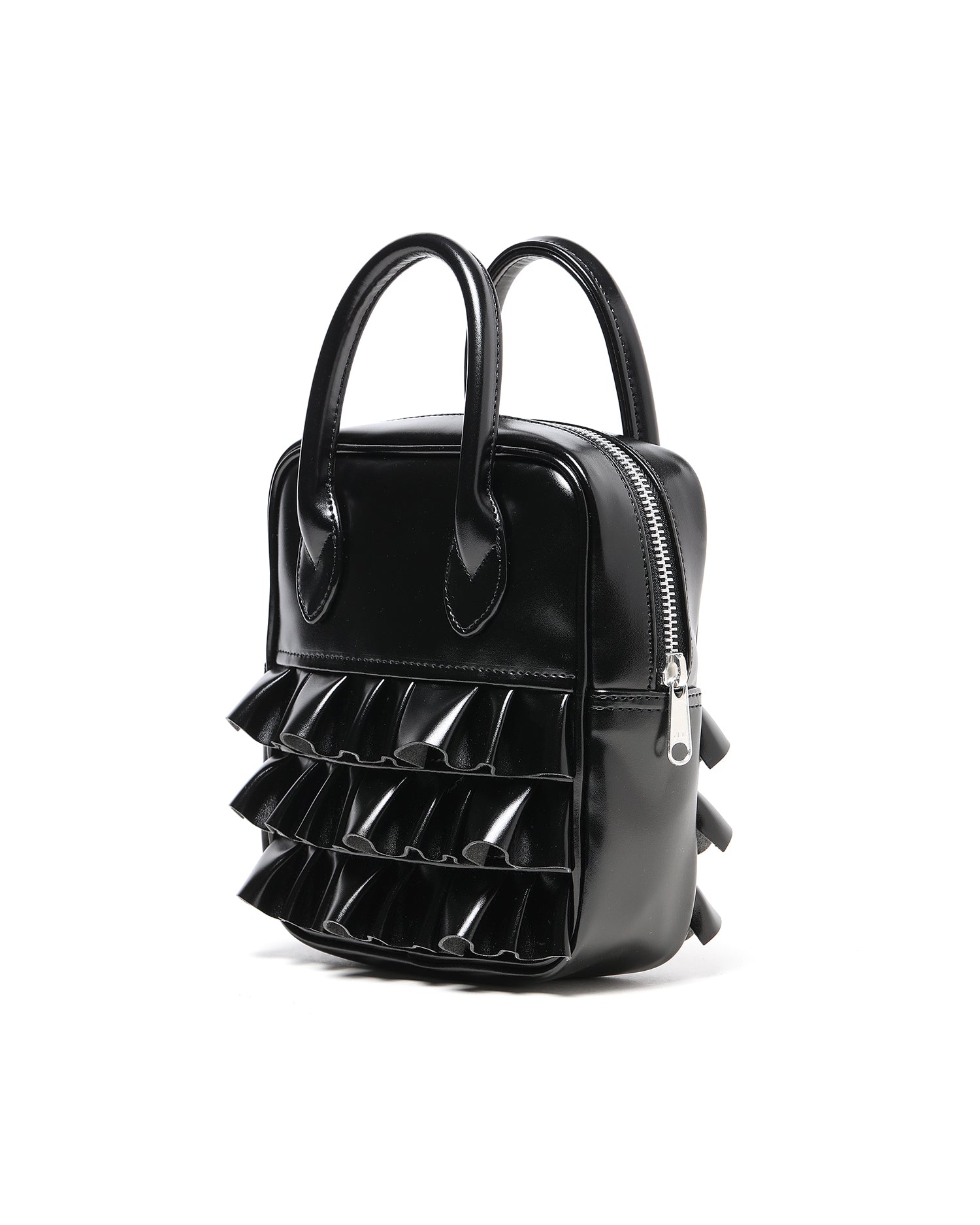 Ruffled handbag