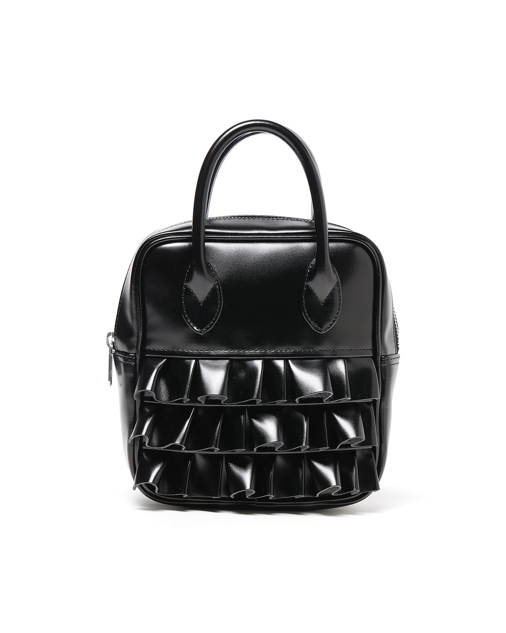 Ruffled handbag