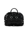 Ruffle trim handbag