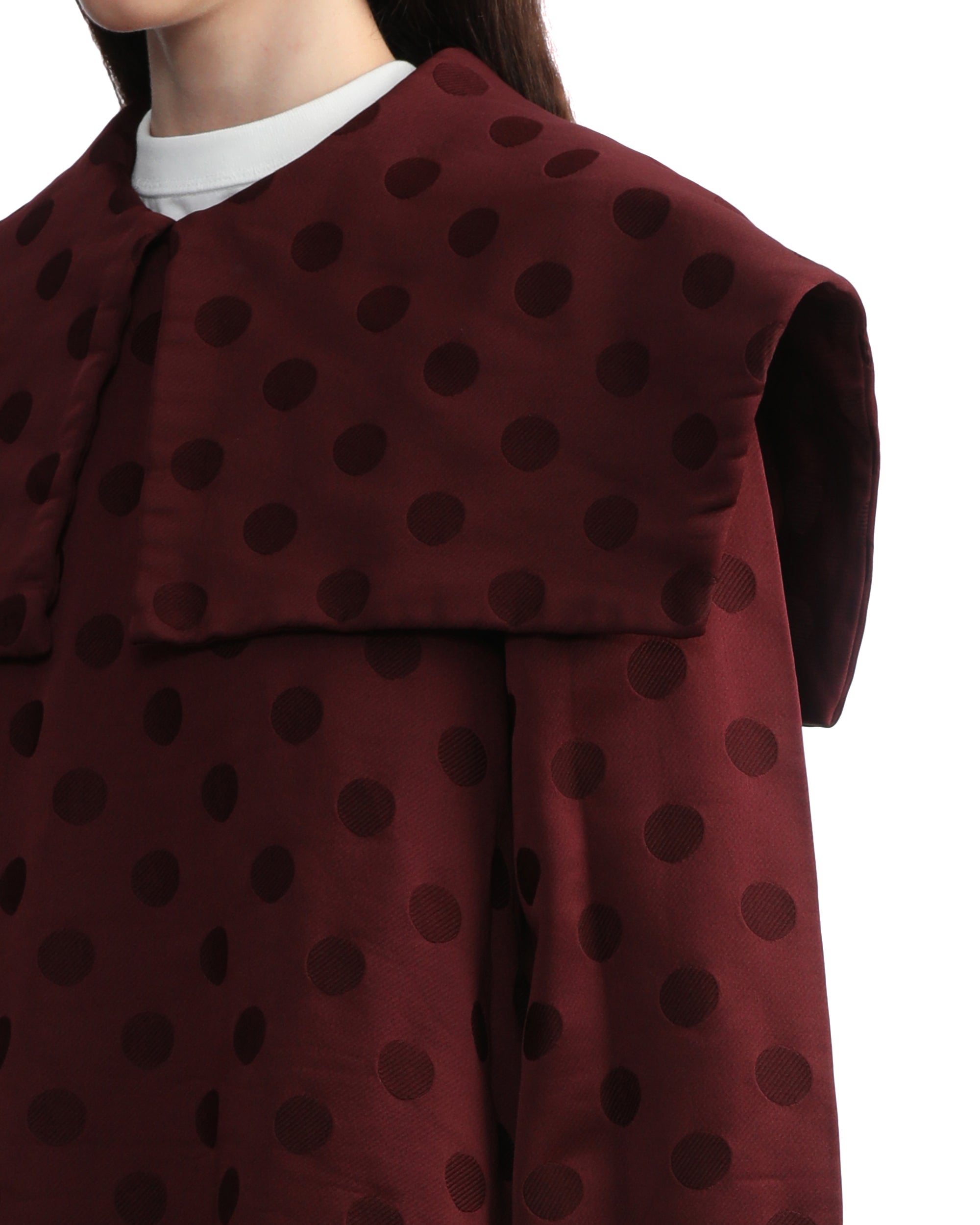 Dotted sailors collar dress