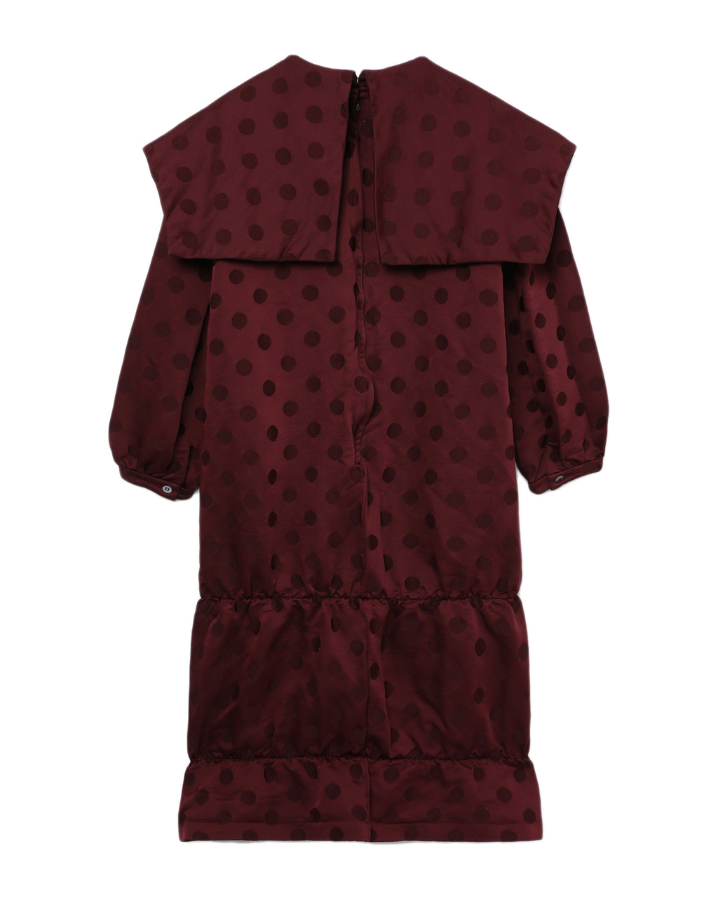 Dotted sailors collar dress