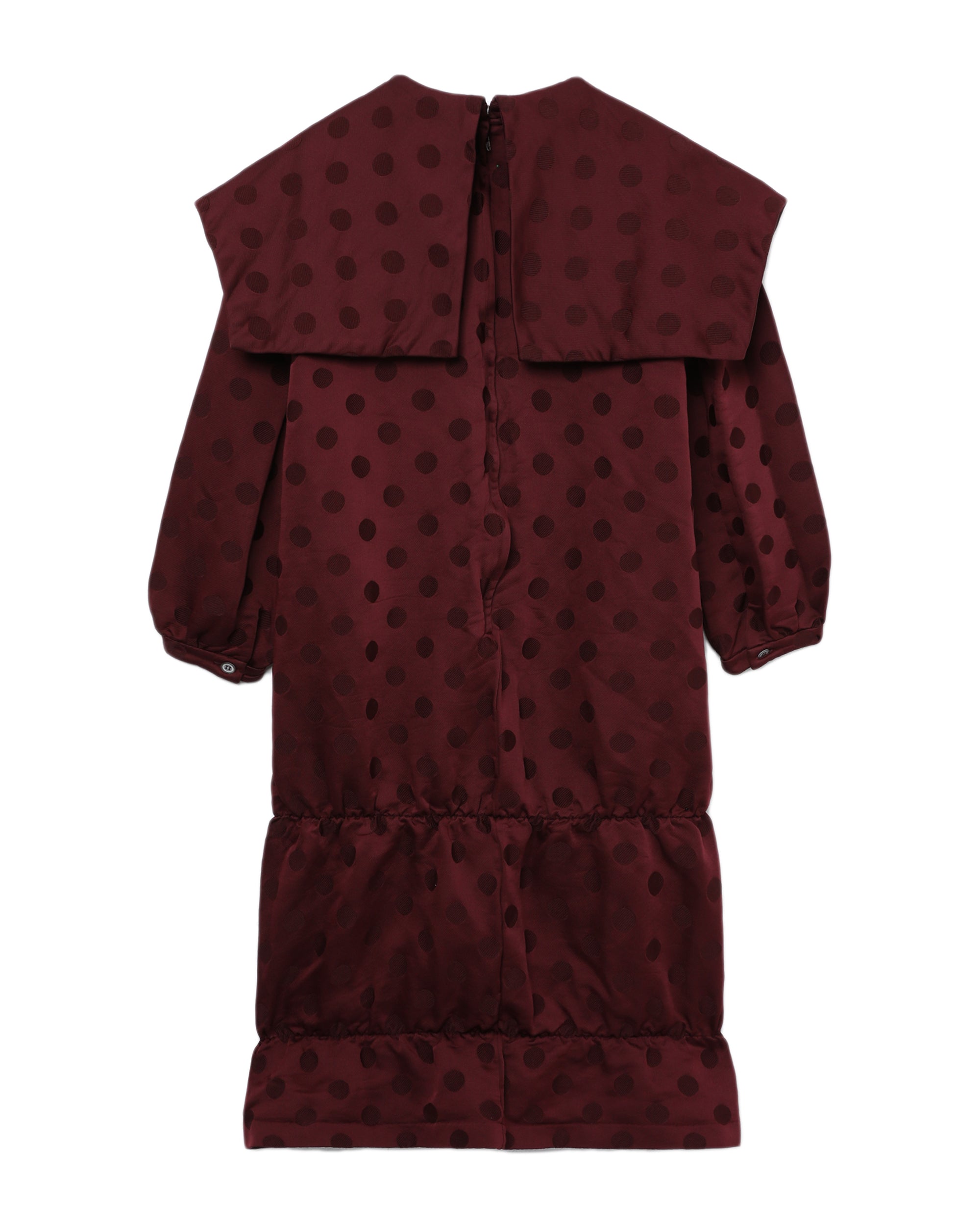 Dotted sailors collar dress