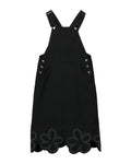 Floral-hem pinafore