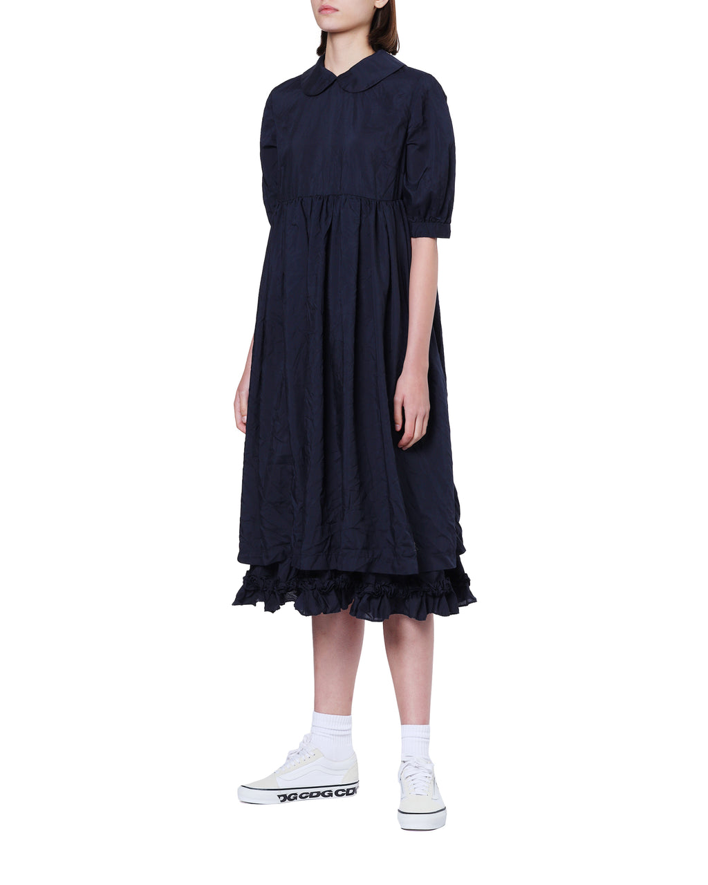 Ruffled hem dress