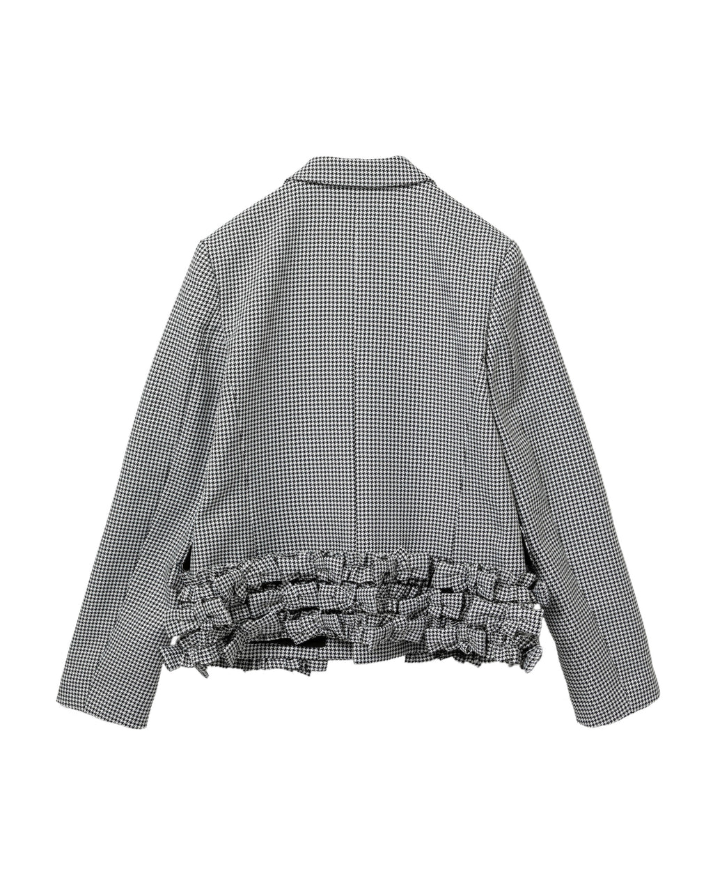 Bow hem blazer