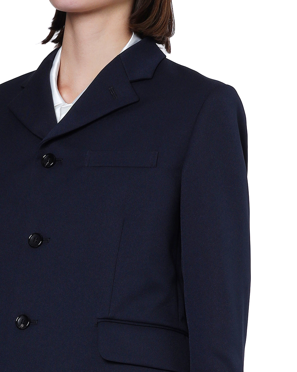 Ruffled blazer