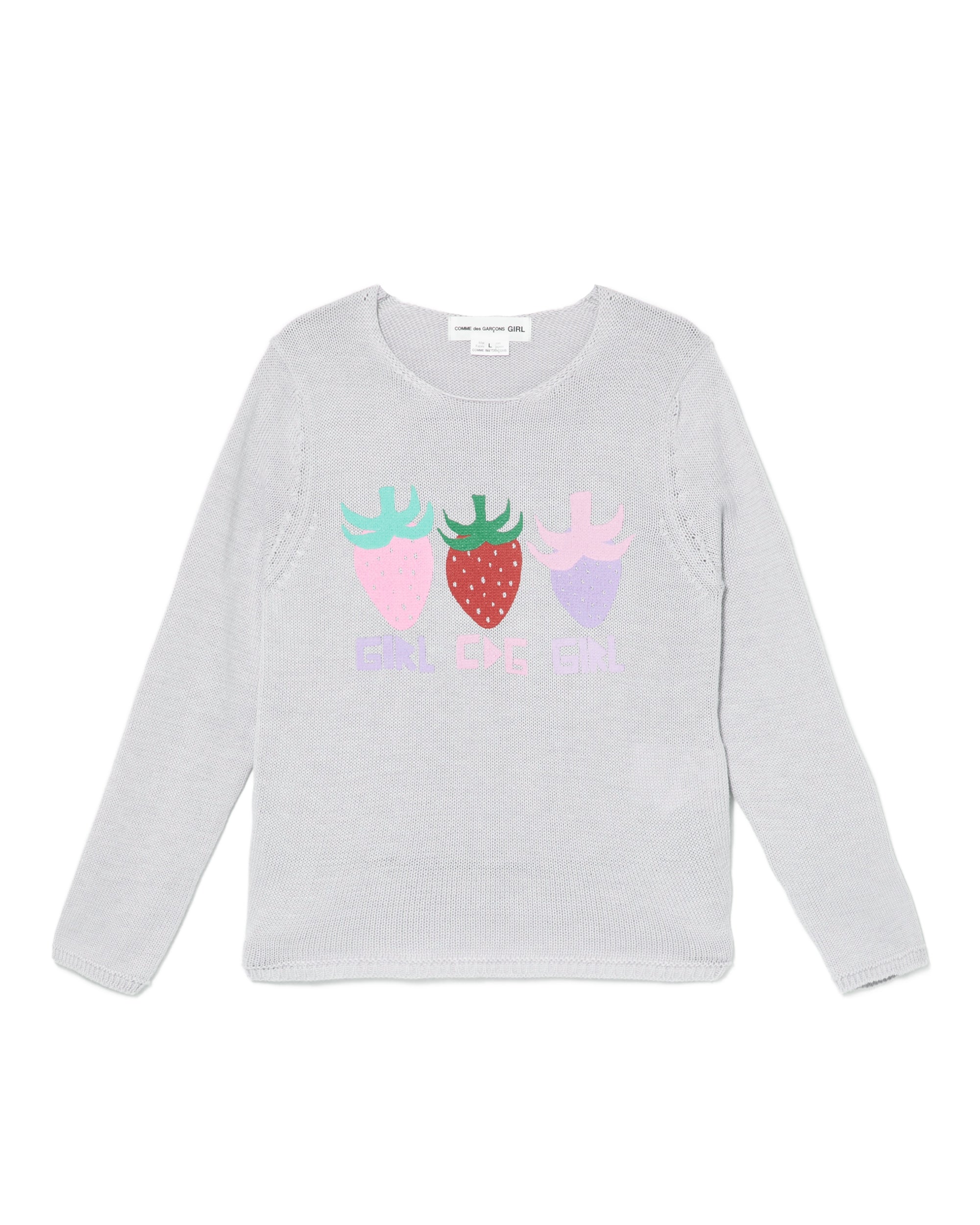 Multicolour motifs sweater