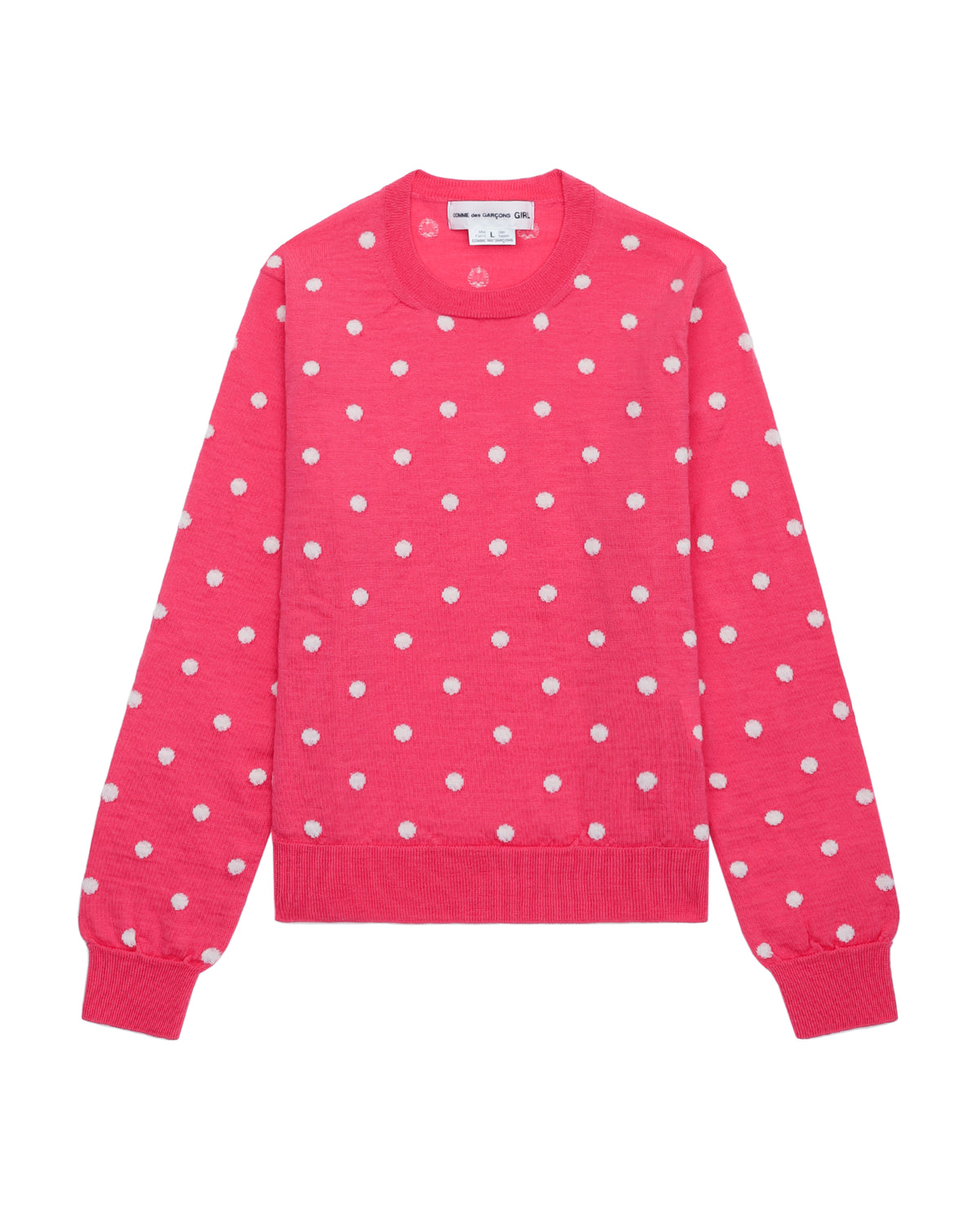 Polka dot sweater