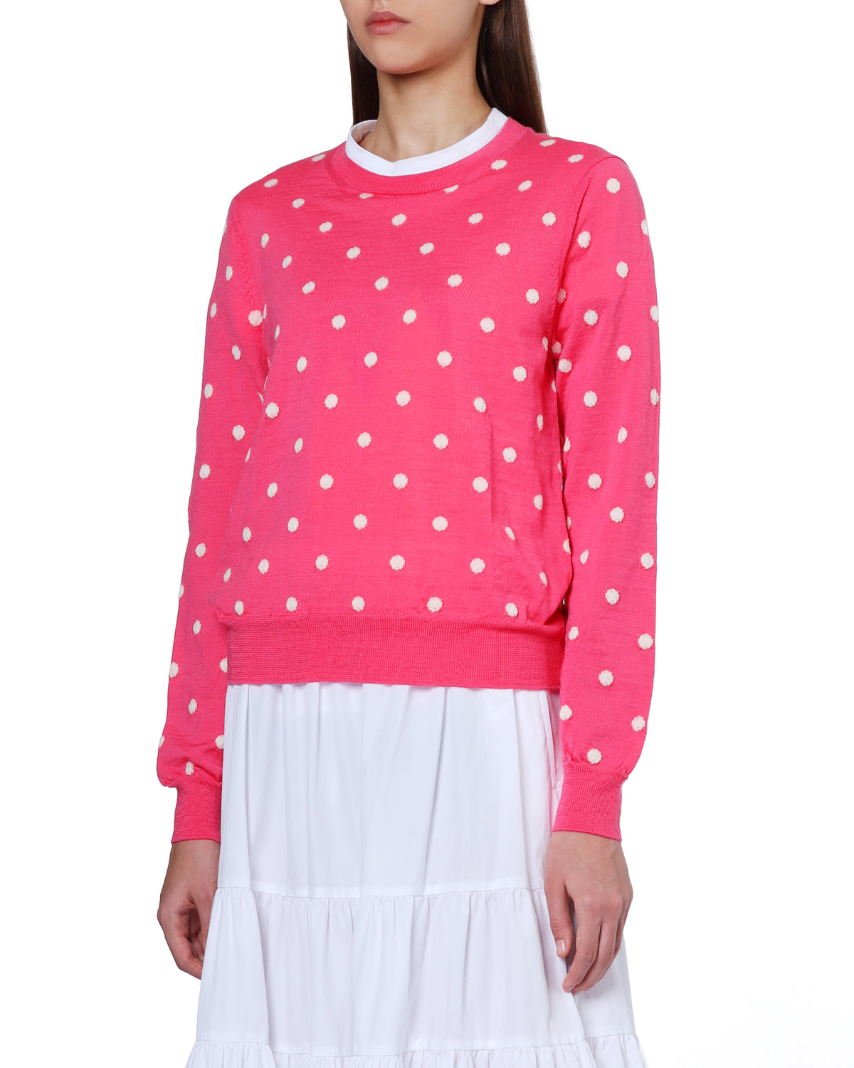 Polka dot sweater
