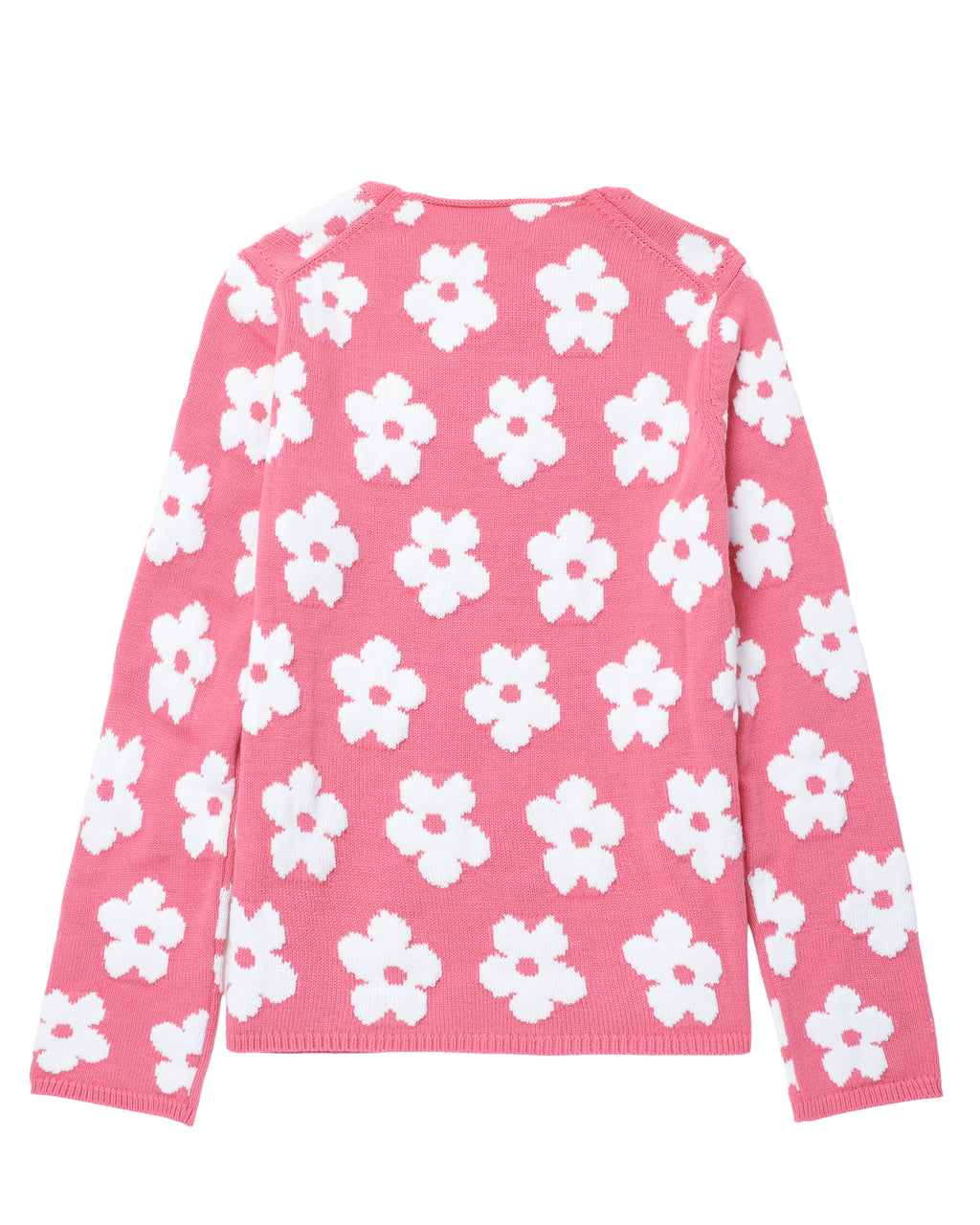 Floral crew neck sweater